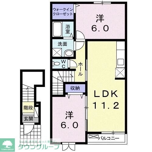 メゾン Wisteriaの物件間取画像