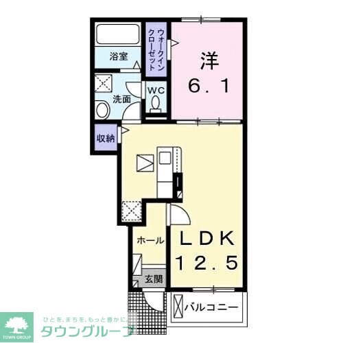 ラピス リジェールの物件間取画像