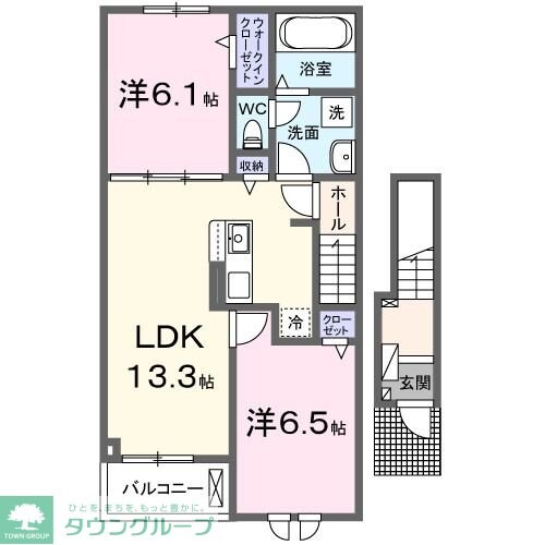 アルディエンテの物件間取画像