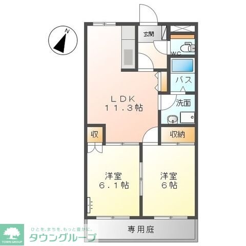 エスポアールKの物件間取画像