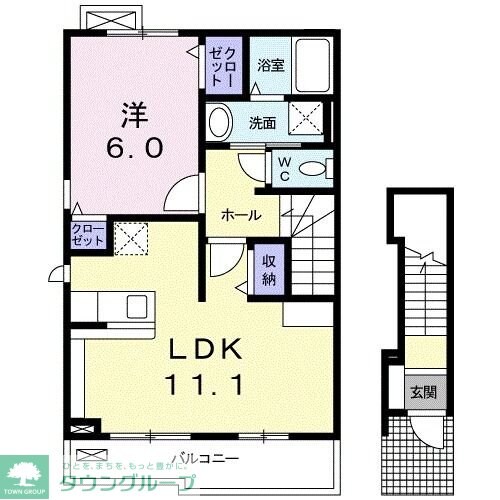 ヴィクトワールの物件間取画像