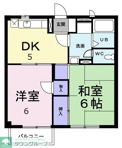 グランドゥールIの物件間取画像