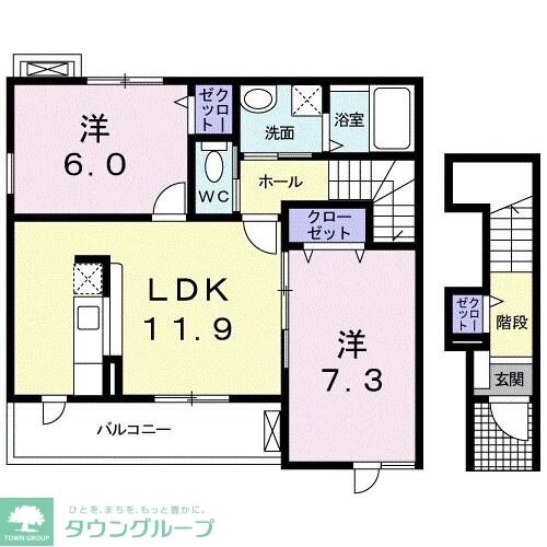 リュブミラーカIIAの物件間取画像