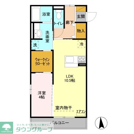 オマージュ Aの物件間取画像