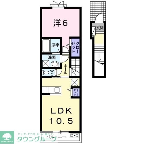 コッティ エスポ Iの物件間取画像