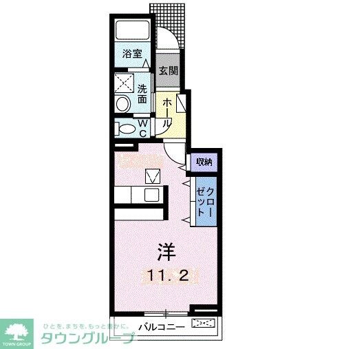 セレーナAの物件間取画像