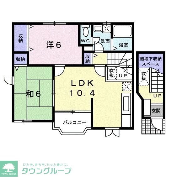 レジデンス・プレインBの物件間取画像