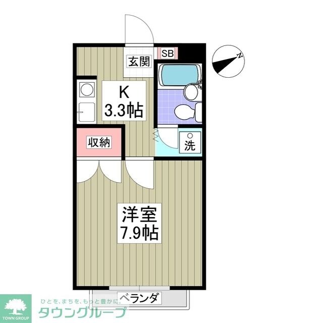 シティハイツシャレーの物件間取画像