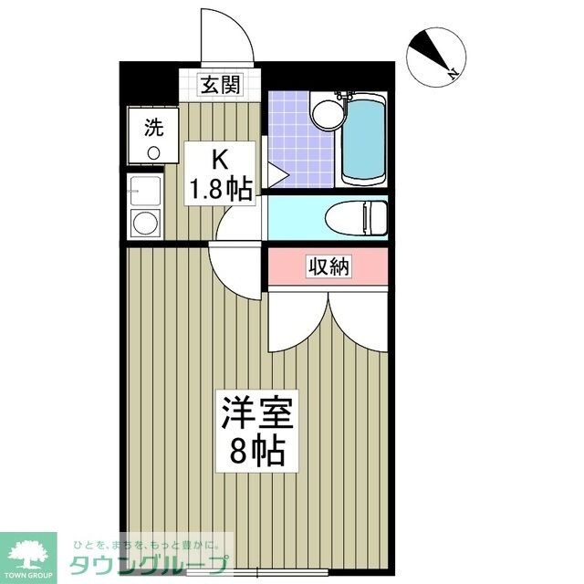 シャルマンBの物件間取画像