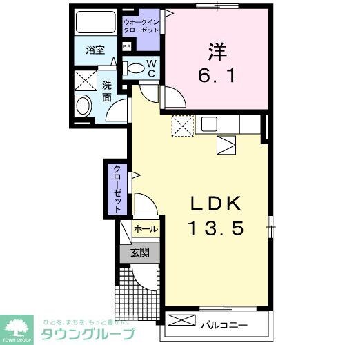 エクセレント・レジデンスBの物件間取画像