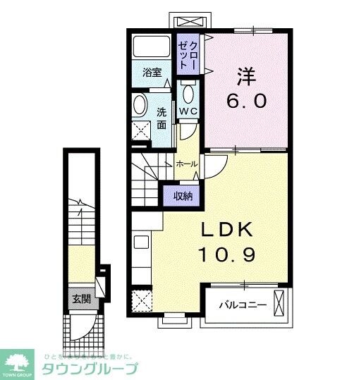 カーサ ルピナスの物件間取画像