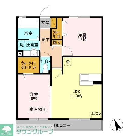 グランフォートの物件間取画像