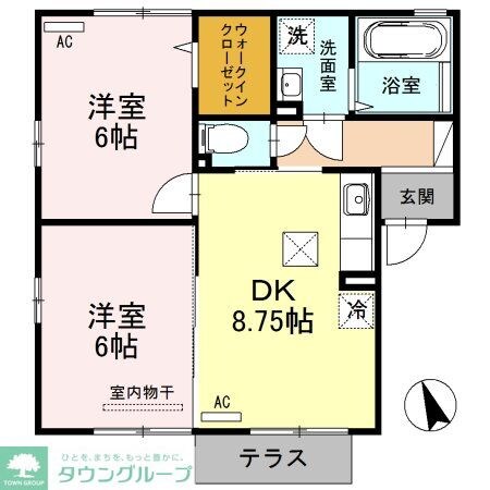 トスカーナの物件間取画像