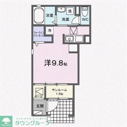 ボーソレイユの物件間取画像