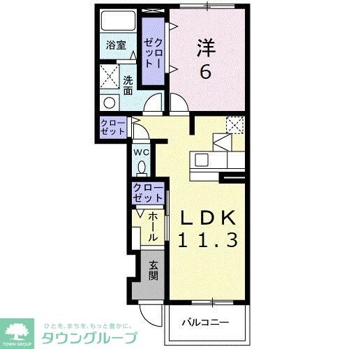 ラフレシールの物件間取画像