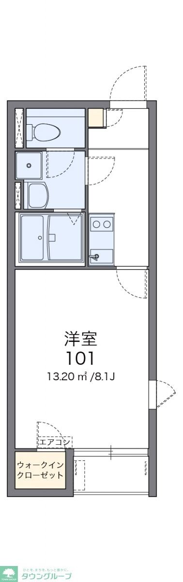 レオネクストセルクルの物件間取画像