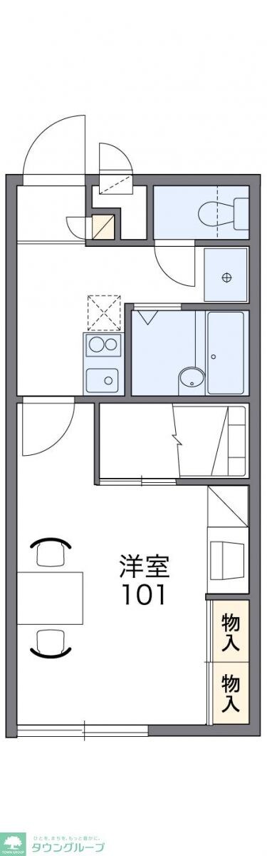 レオパレスアークトゥルスの物件間取画像