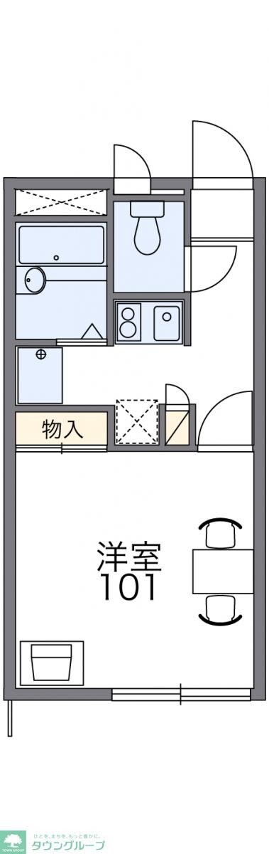 レオパレスエスペランサの物件間取画像