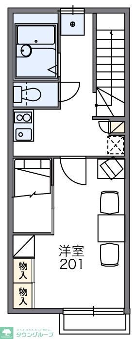 レオパレスプルミエの物件間取画像