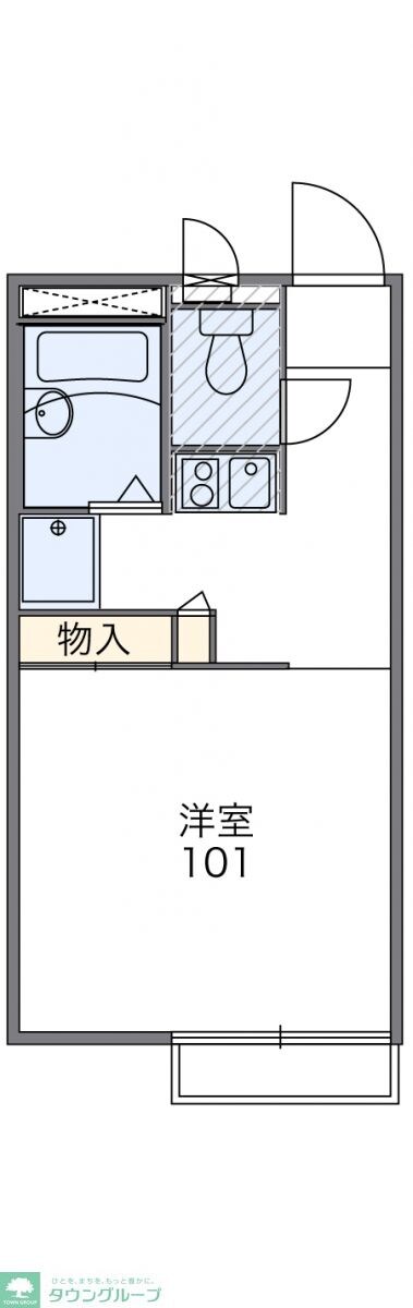 レオパレスラ・プランタンの物件間取画像