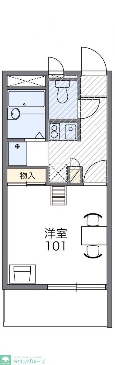 レオパレスSUN LIGHTの物件間取画像
