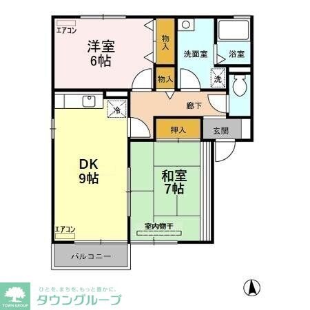 ロイヤルガーデン Bの物件間取画像