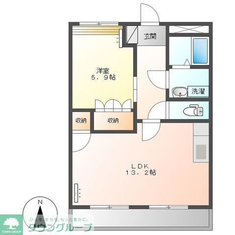 ヴィラージュの物件間取画像