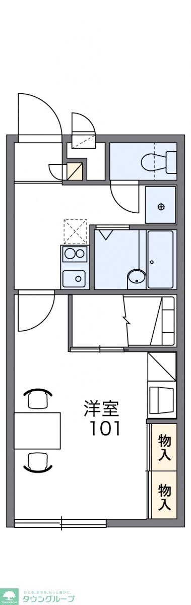 レオパレスセレッソの物件間取画像