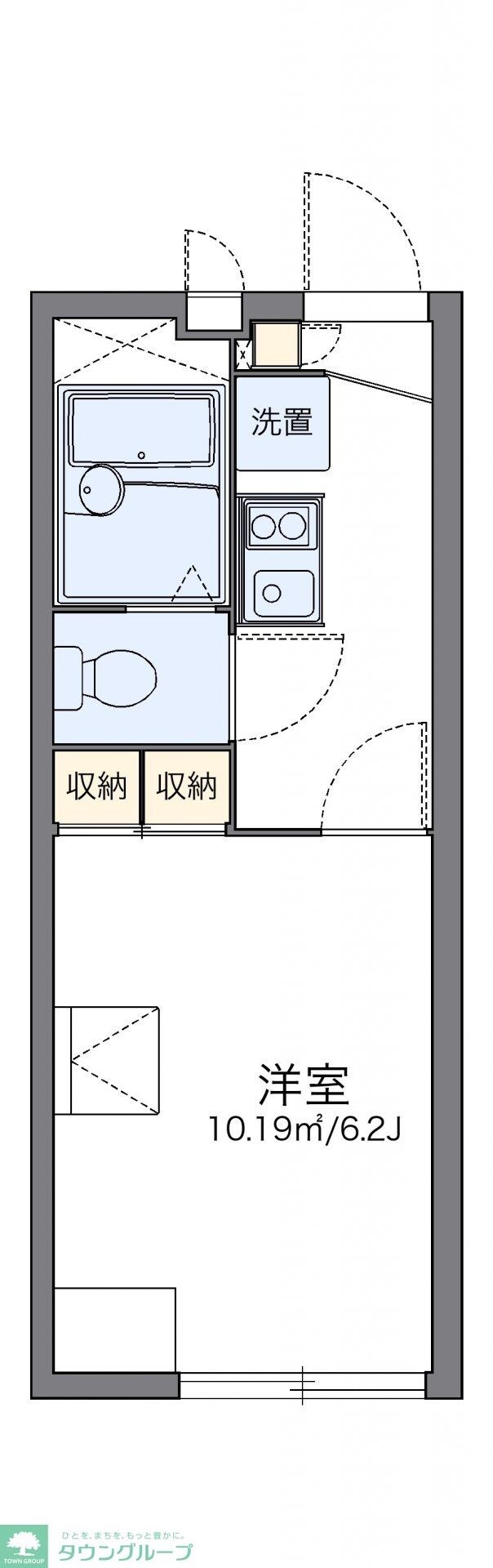 レオパレスプロヴァンスの物件間取画像