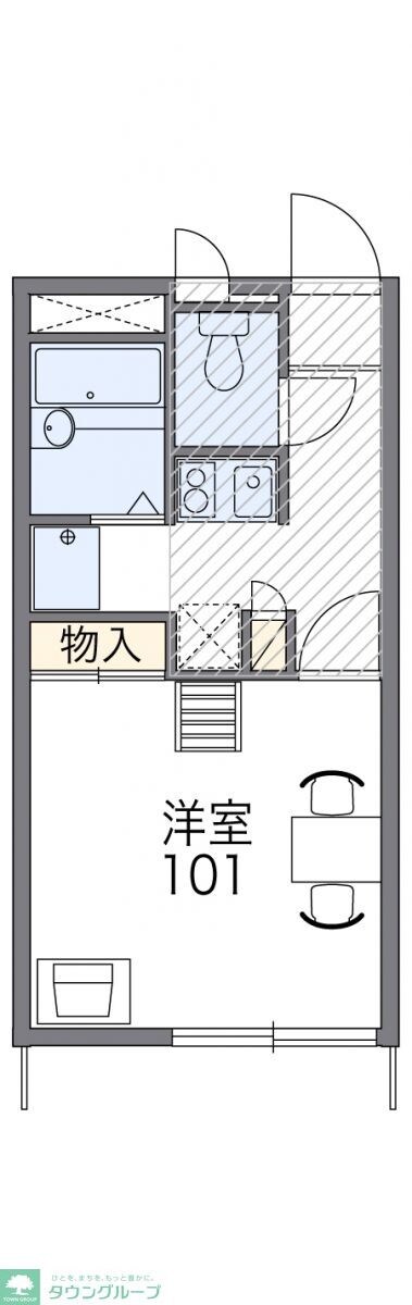 レオパレスエクセディオールIIの物件間取画像