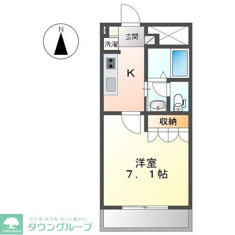 エーデルハイムの物件間取画像