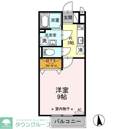 グランモンターニュの物件間取画像