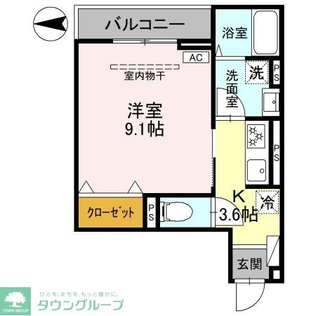 AKコンフォルト高崎栄町の物件間取画像