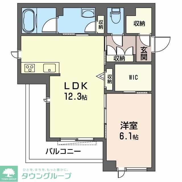 メゾン ド パルクの物件間取画像