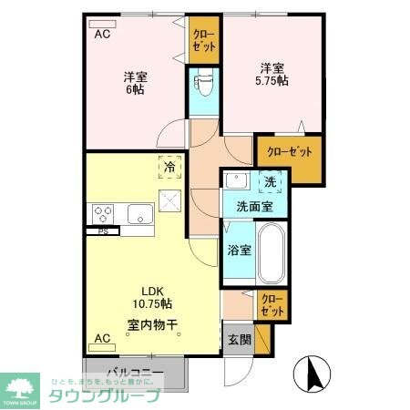 スペチアーレ Iの物件間取画像