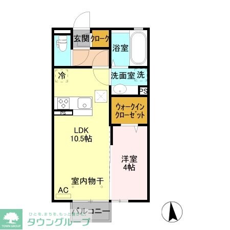 クレール・シェルの物件間取画像
