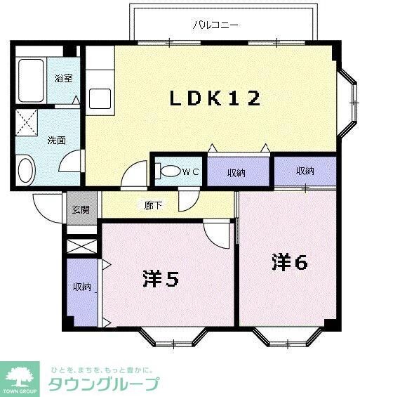 サンハイツの物件間取画像