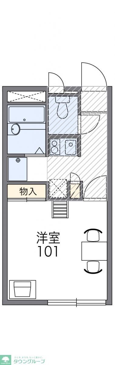 レオパレスチェルシーの物件間取画像