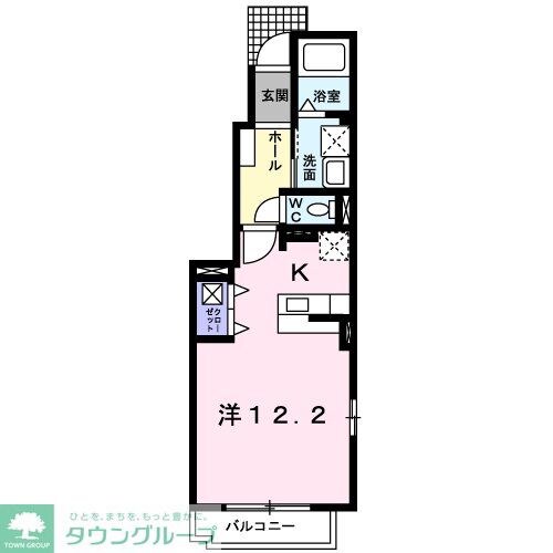 ヴィラKARASAWA Aの物件間取画像