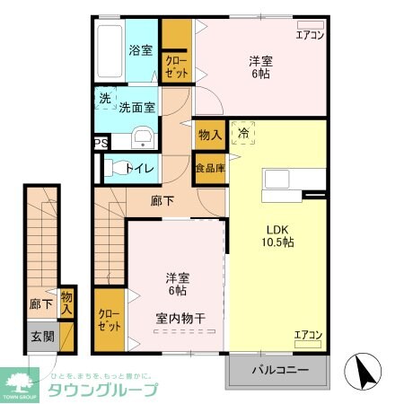 ブレシア カツラ IIの物件間取画像