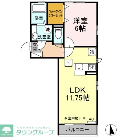 ETERNA東本町Iの物件間取画像