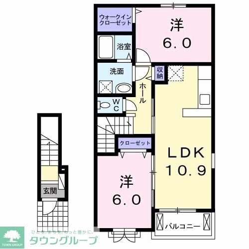 ブリッサAの物件間取画像