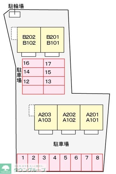 グリーンハイツAの物件内観写真