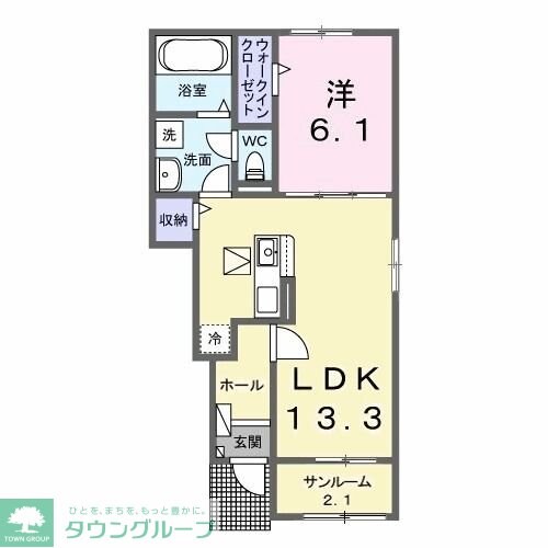 グレースの物件間取画像