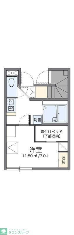 レオパレスオリエントコーポの物件間取画像