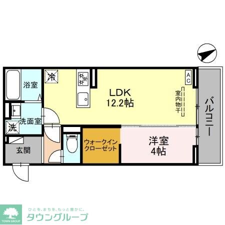 フェリーチェTAKASAKI IIの物件間取画像