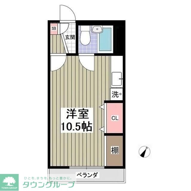 ヨウラク幸塚の物件間取画像