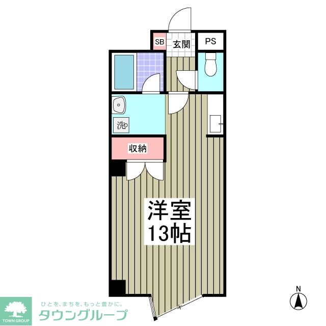 キュウブEX三俣の物件間取画像