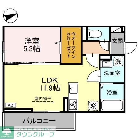 フェリーチェTAKASAKI IIの物件間取画像