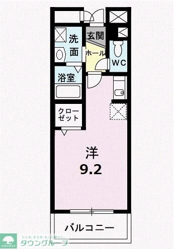 グロウステイト Eの物件間取画像